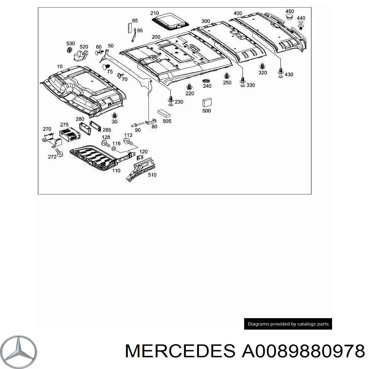 Купити A0089880978 Mercedes 