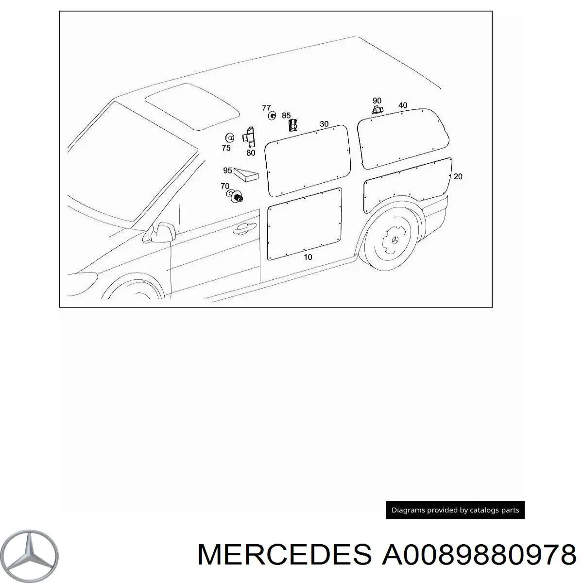 A0089880978 Mercedes 