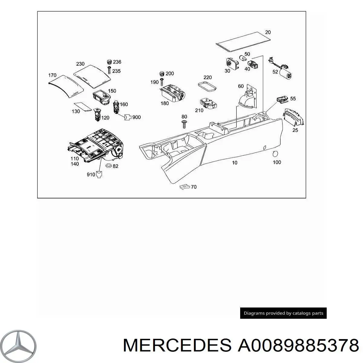  Mercedes A0119888978 ціна, від 2.50 USD