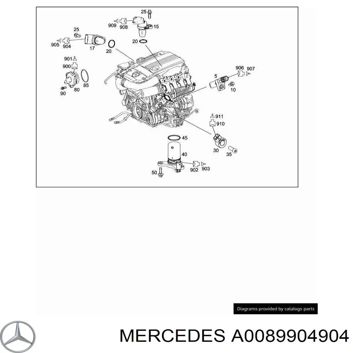  A0089904904 Mercedes