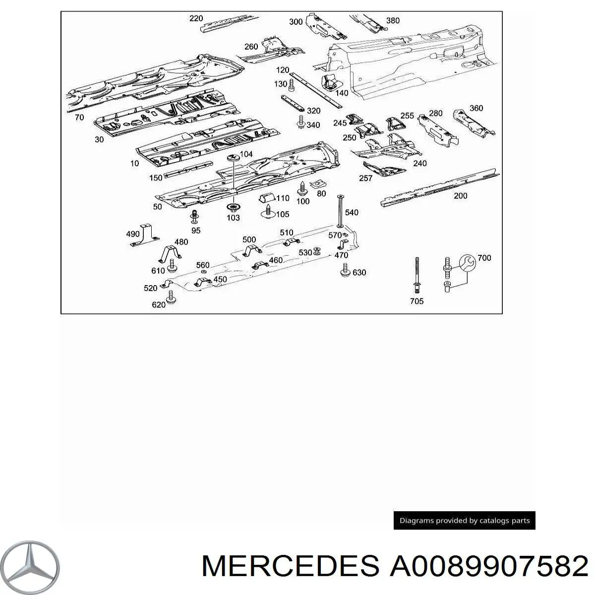  0089907582 Mercedes