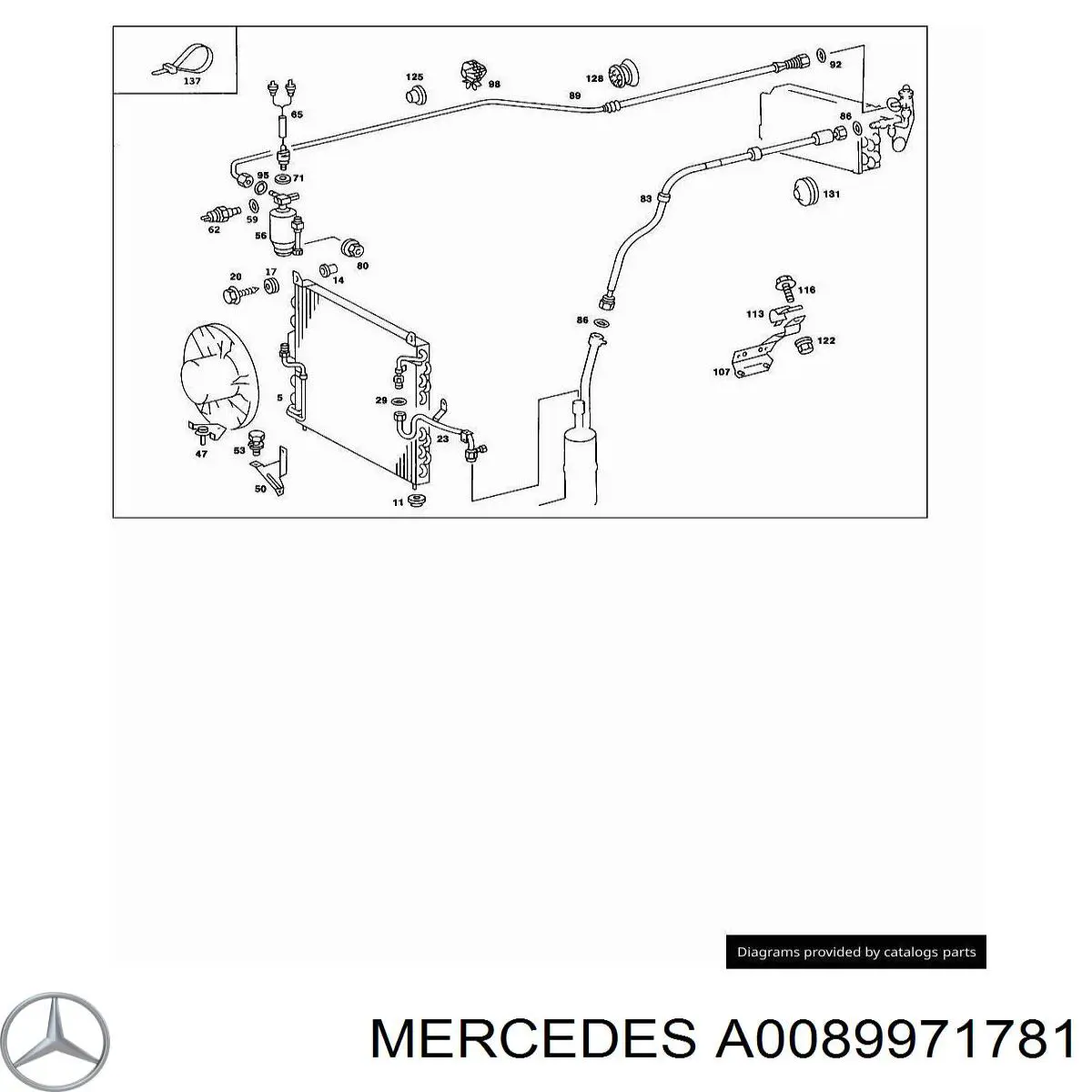  A0089971781 Mercedes