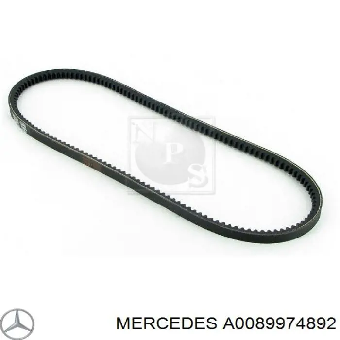 Клиновий ремінь Mercedes A0089974892 ціна, від 4.95 USD