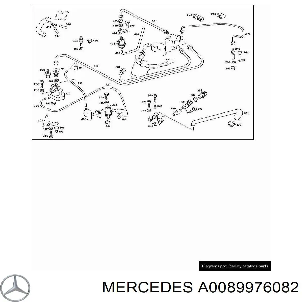  Mercedes A0089976082 ціна, від 1.57 USD