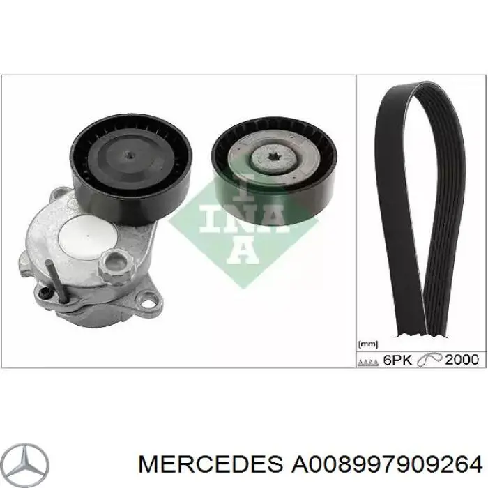 Купити A008997909264 Mercedes Ремінь генератора
