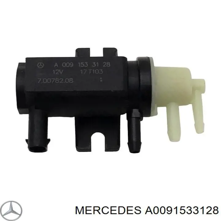 Купити A0091533128 Mercedes Клапан перетворювач тиску наддуву (соленоїд)