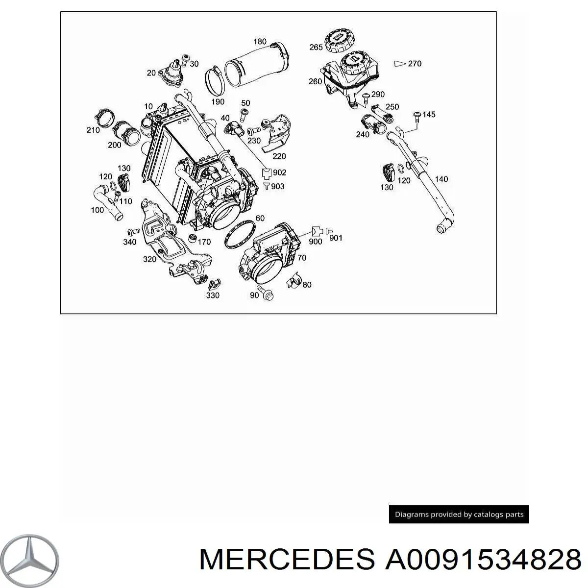 МАП Сенсор A0091534828 Mercedes