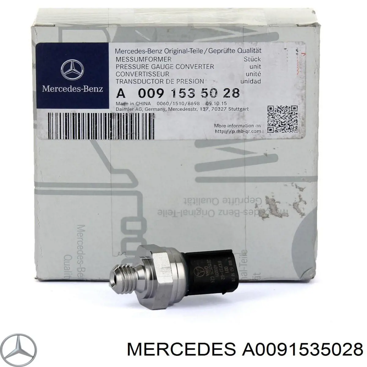 A0091535028 Mercedes датчик тиску egr