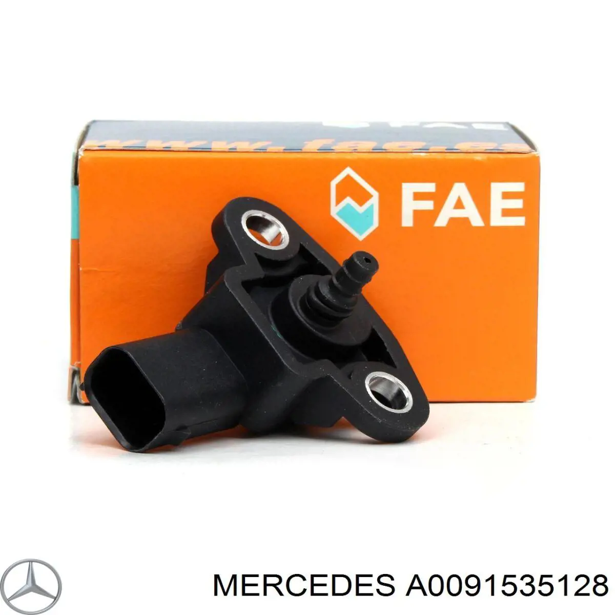 Датчик тиску вихлопних газів Mercedes A0091535128