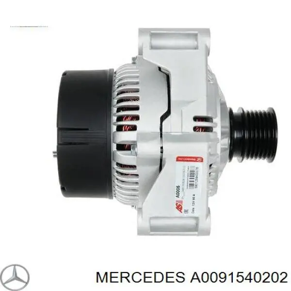 A0091540202 Mercedes генератор