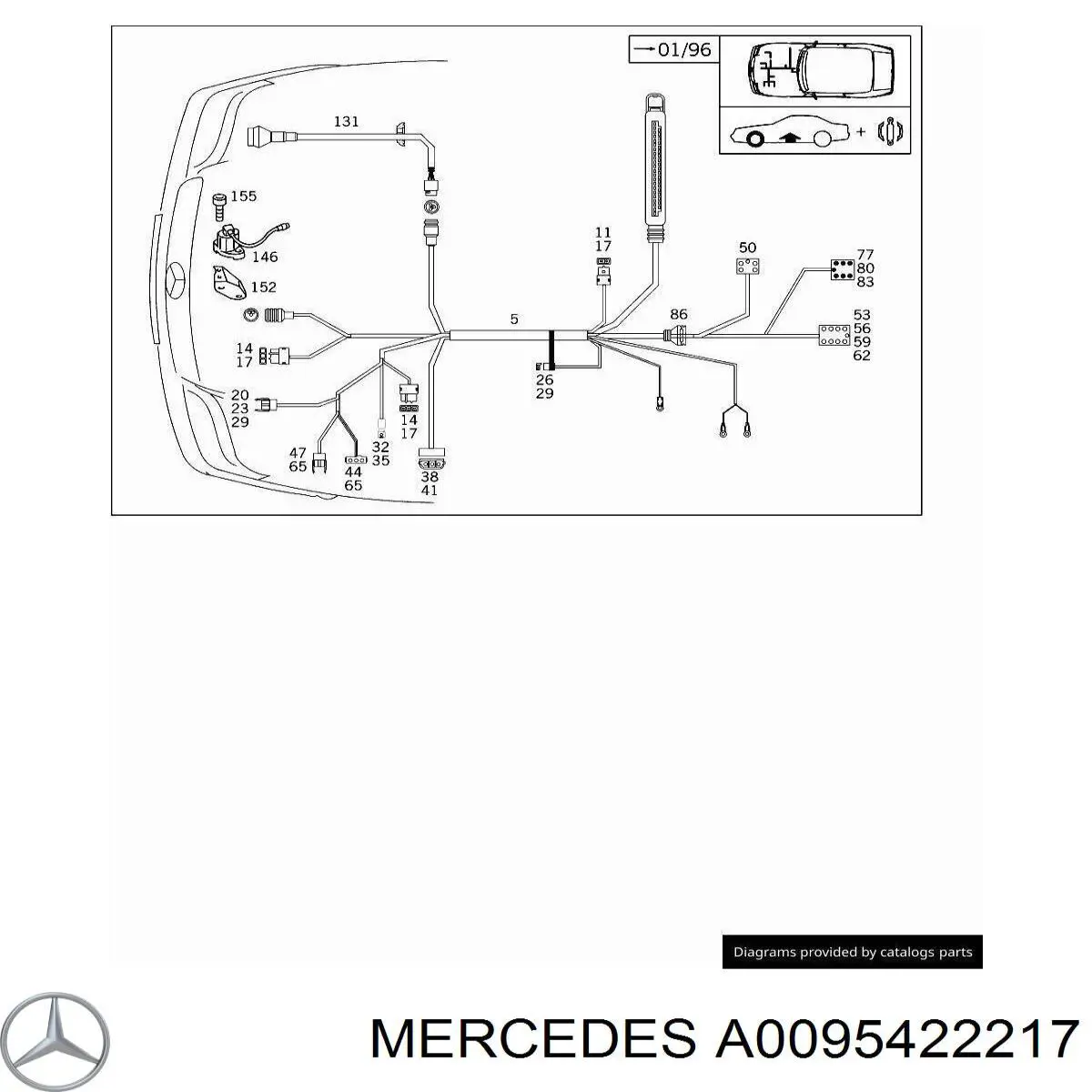 A0095422217 Mercedes 