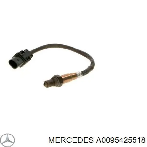 Лямбда-зонд, датчик кисню до каталізатора, правий A0095425518 Mercedes