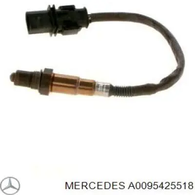 A0095425518 Mercedes Лямбда-зонд, датчик кисню до каталізатора, правий