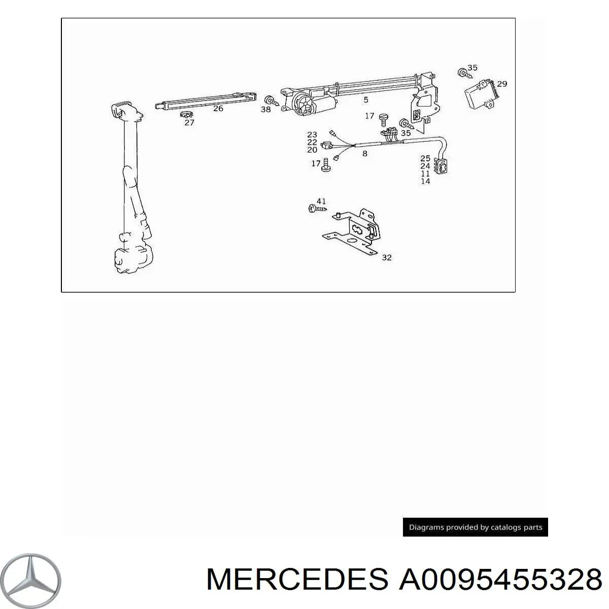  Mercedes A0095455328 ціна, від 12.60 USD