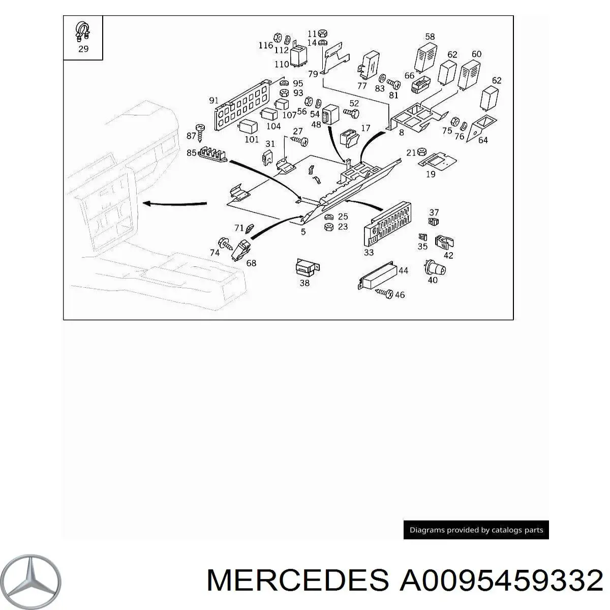  0095459332 Mercedes