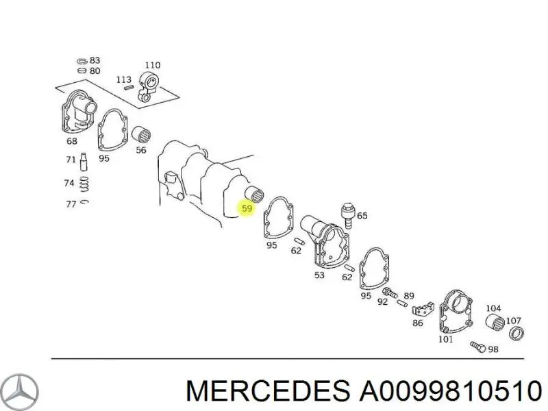 A0099810510 Mercedes 