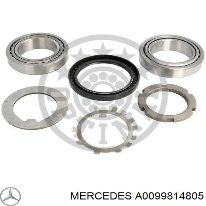 Комплект підшипник маточини передньої Mercedes A0099814805 ціна, від 21.83 USD