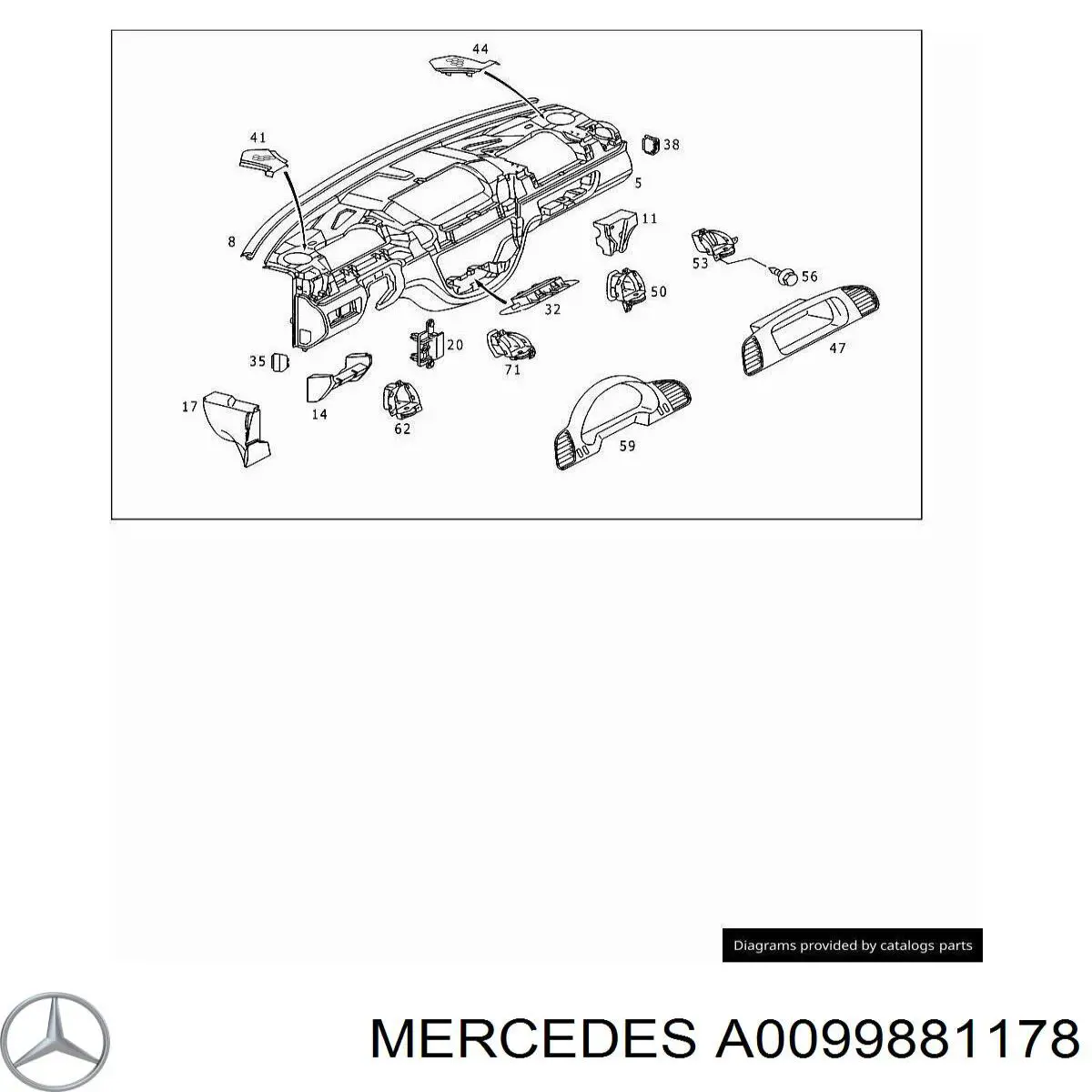 A0099881178 Mercedes 