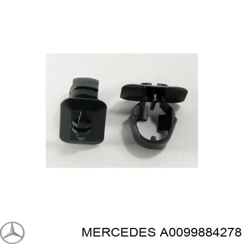 A0099884278 Mercedes пістон (кліп кріплення накладок порогів)