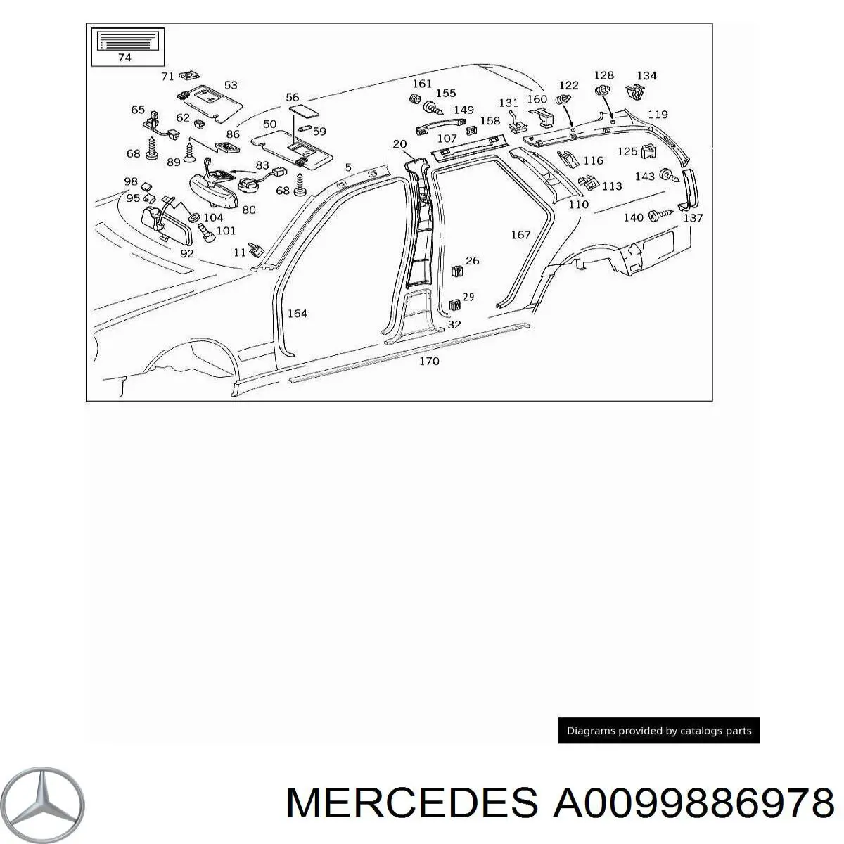  A0099886978 Mercedes