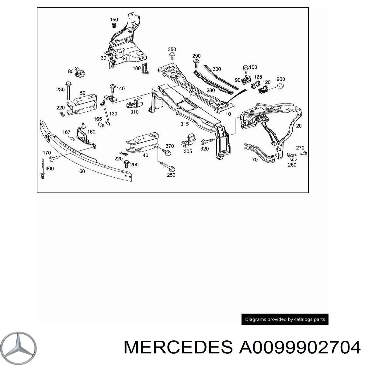  Mercedes A0099902704 ціна, від 9.94 USD