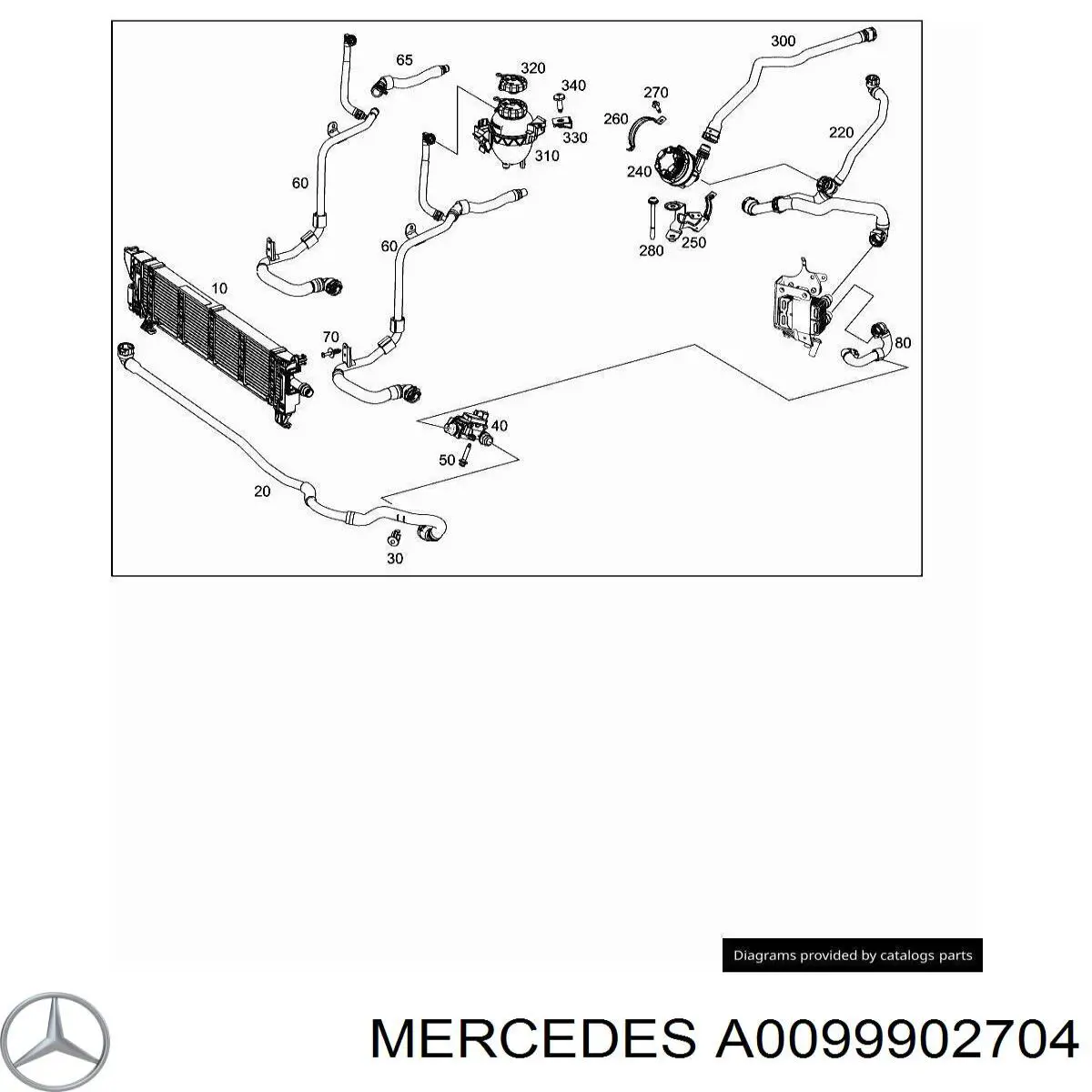 Купити A0099902704 Mercedes 