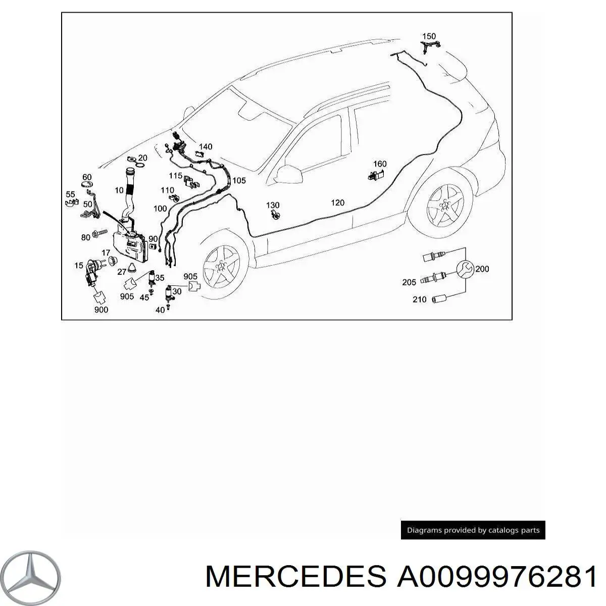  Mercedes A0099976281 ціна, від 3.80 USD