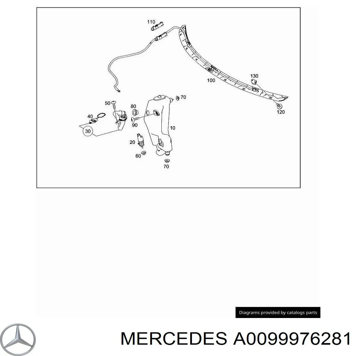 A0099976281 Mercedes 