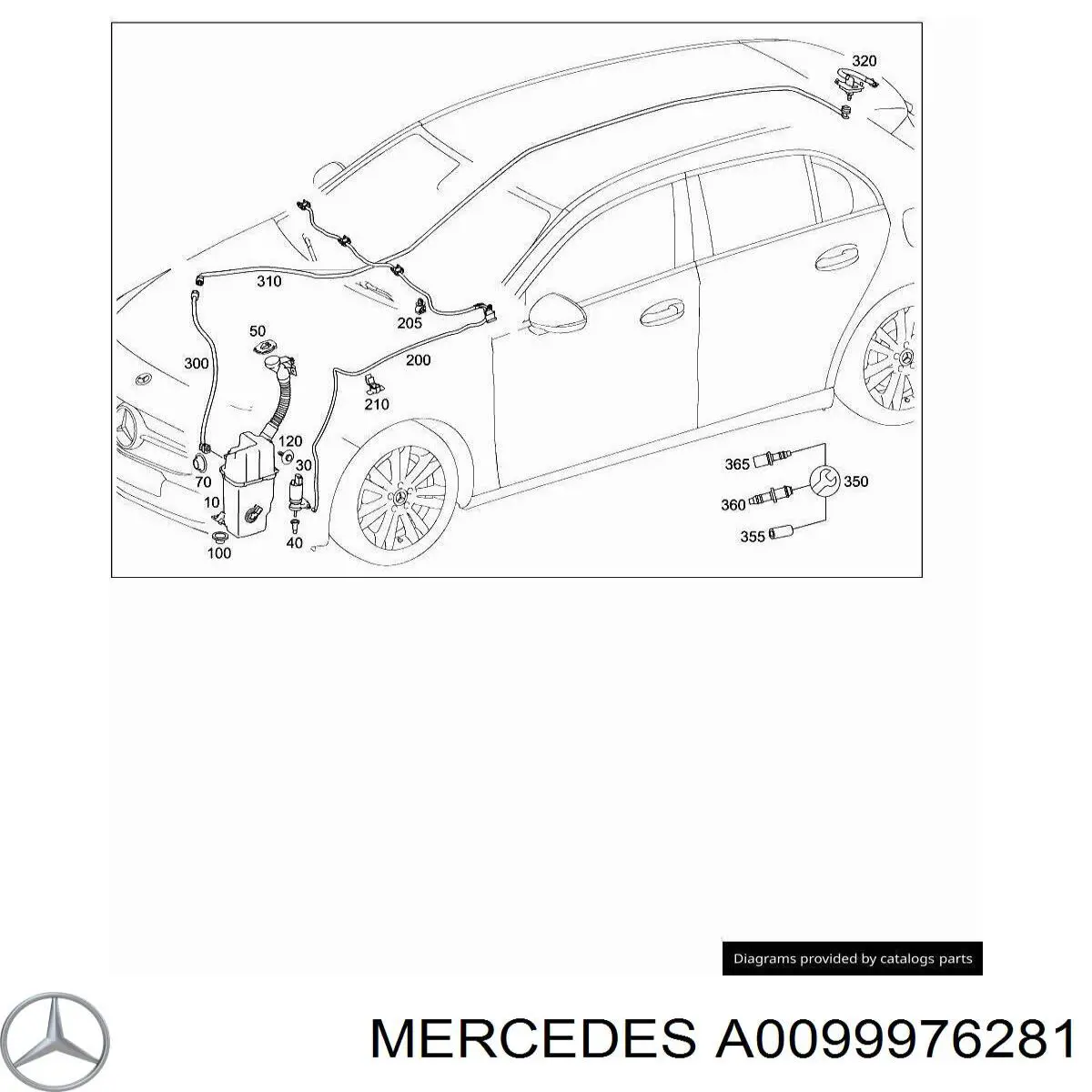 Купити A0099976281 Mercedes 