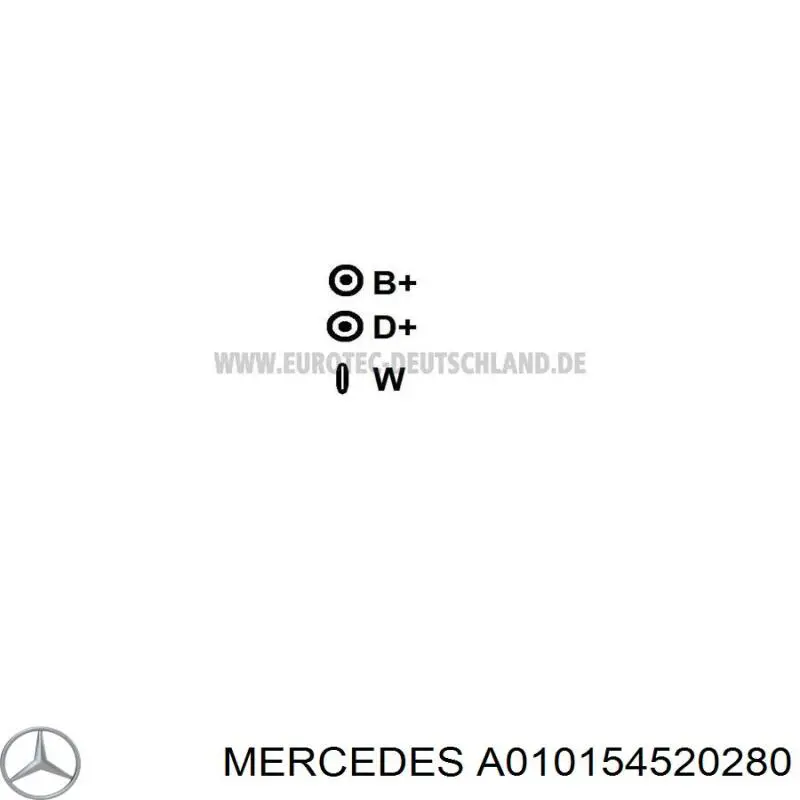 A010154520280 Mercedes генератор