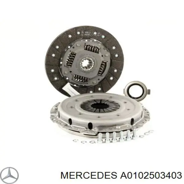 A0102503403 Mercedes диск зчеплення