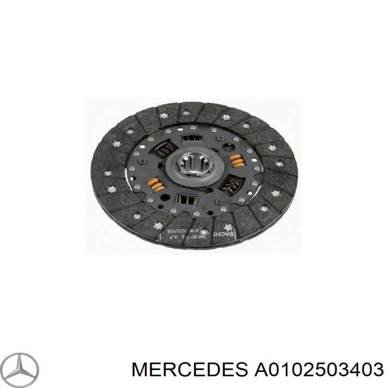 Диск зчеплення A0032503603 Mercedes