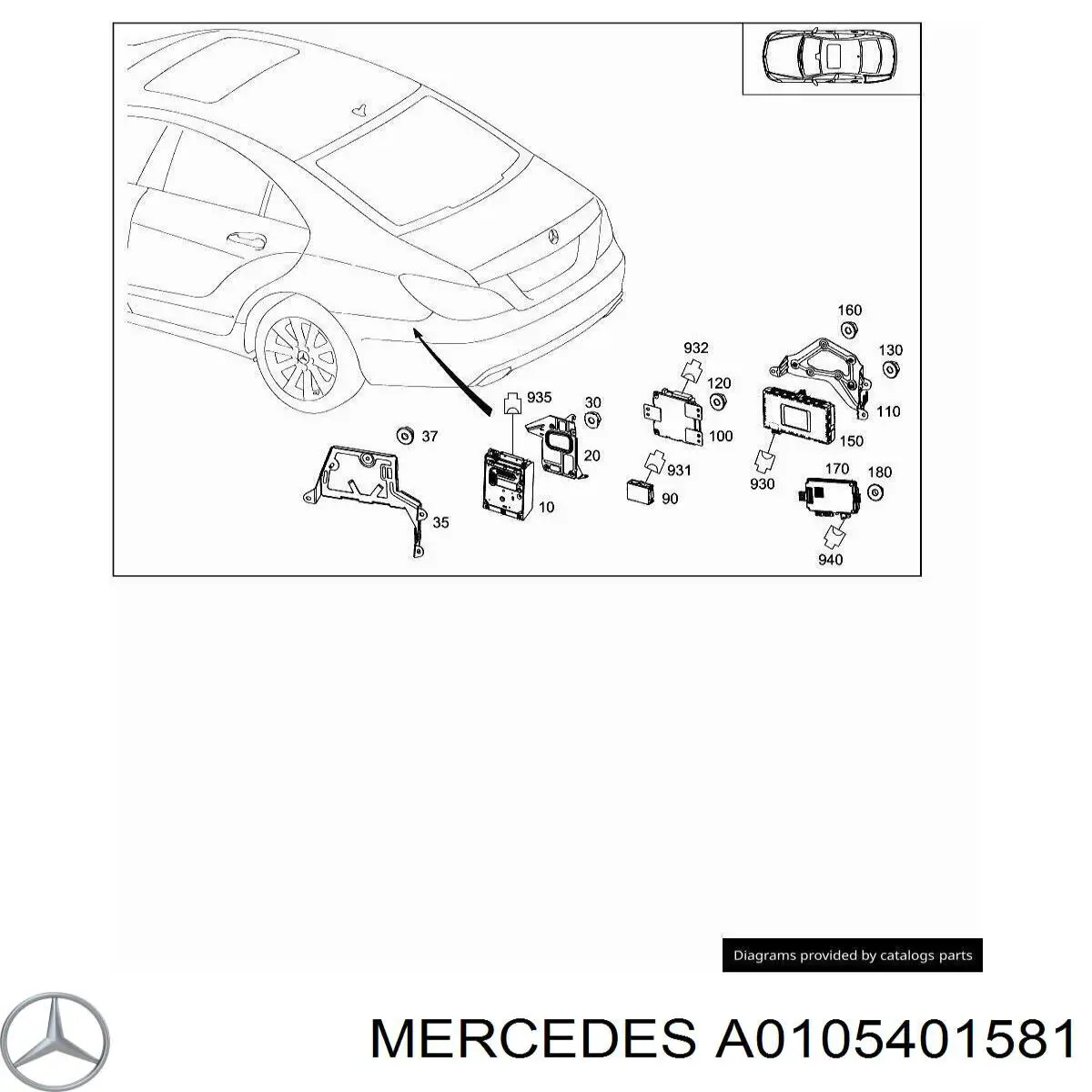  Mercedes A0105401581 ціна, від 6.33 USD