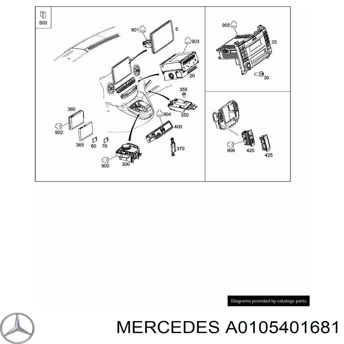 A0105401681 Mercedes 