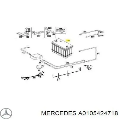 Купити A0105424718 Mercedes 