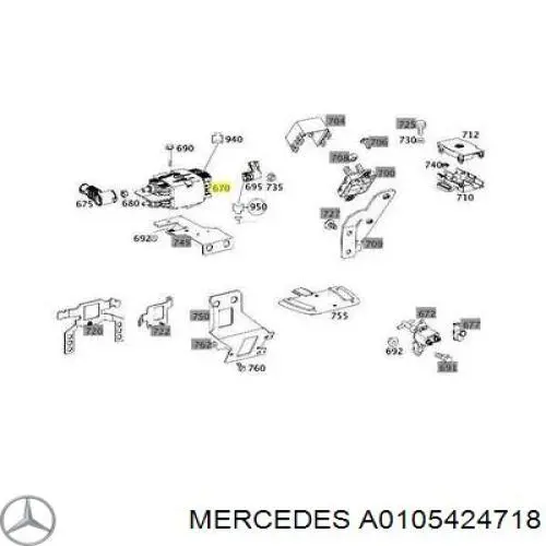 A0105424718 Mercedes 