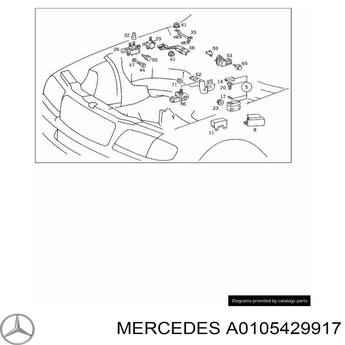 Купити A0105429917 Mercedes Датчик тиску наддуву (датчик нагнітання повітря в турбіну)