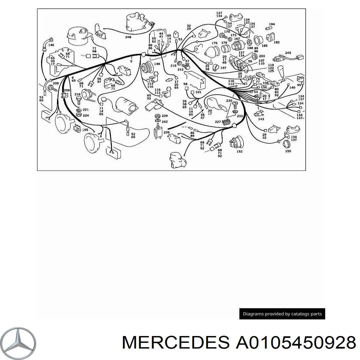 Купити A0105450928 Mercedes 