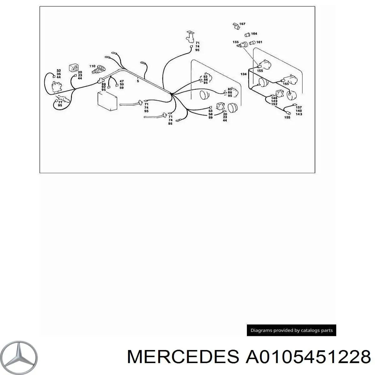 Купити A0105451228 Mercedes 