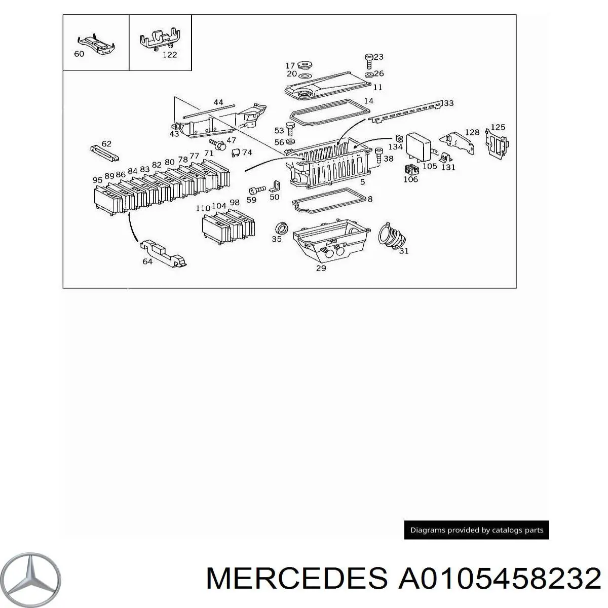 A0105458232 Mercedes модуль керування (ебу кермового колеса)