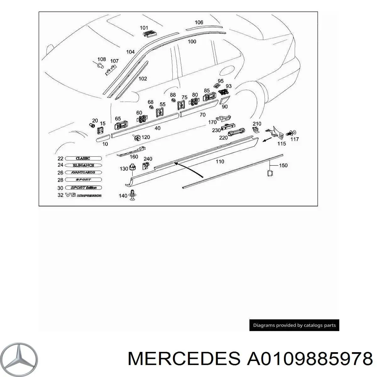  A0109885978 Mercedes