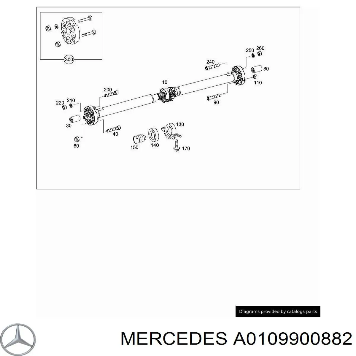 A0109900882 Mercedes 