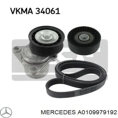 Купити A0109979192 Mercedes Ремінь генератора