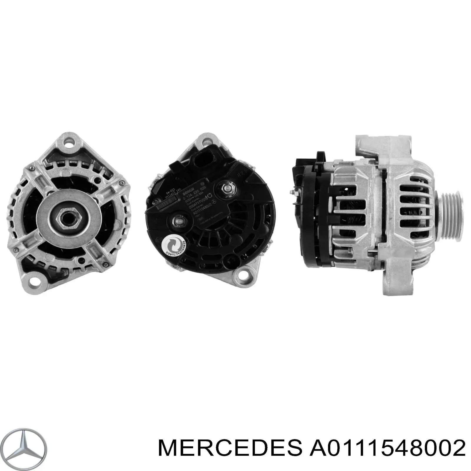 A0111548002 Mercedes генератор