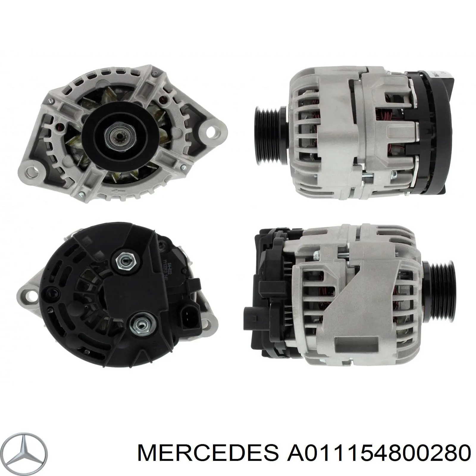 A011154800280 Mercedes Авто генератор