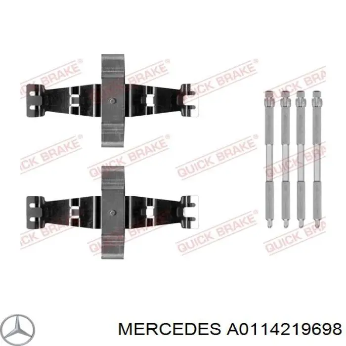  Mercedes A0114219698 ціна, від 31.04 USD