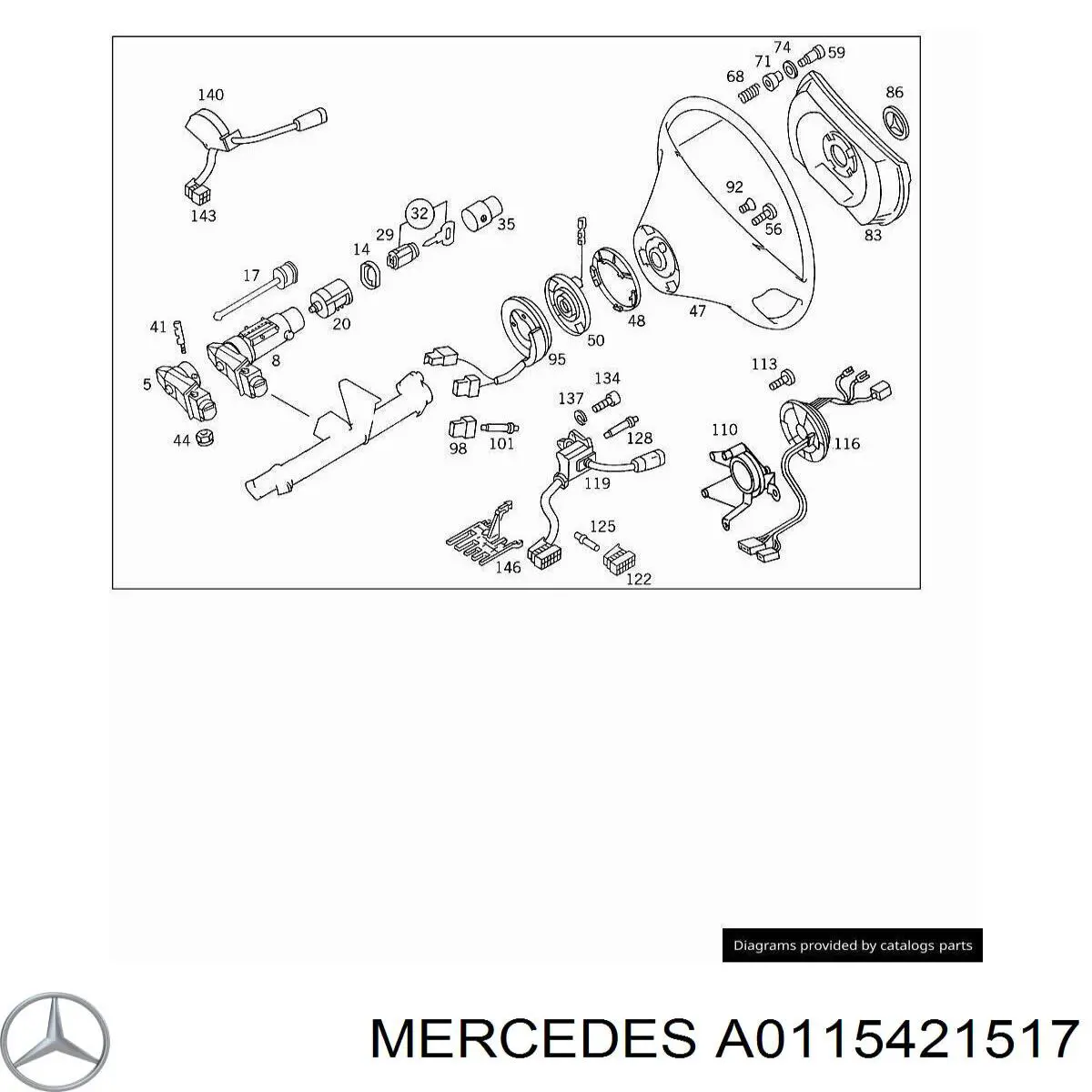  Датчик кута повороту кермового колеса Mercedes S 