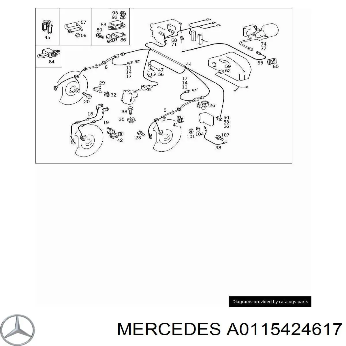 Купити A0115424617 Mercedes 