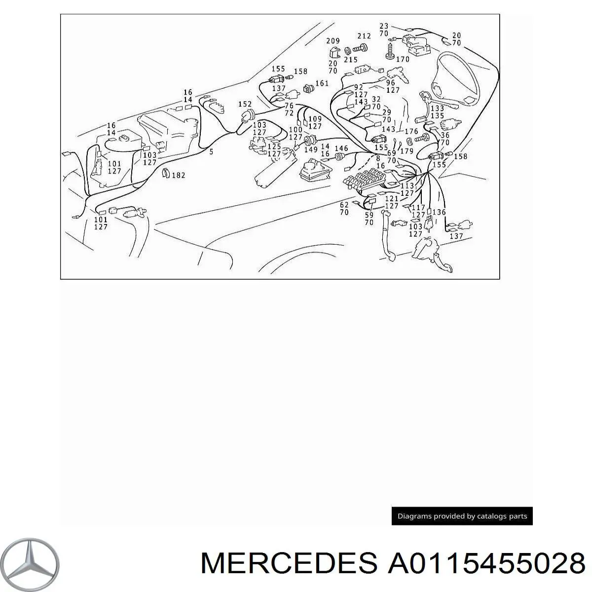  Mercedes A0115455028