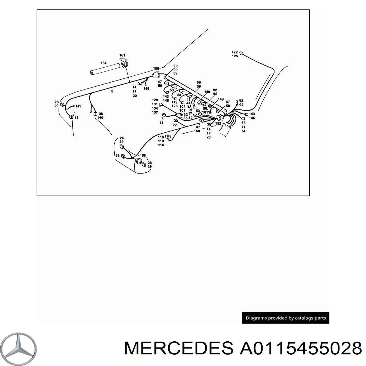  Mercedes A0115455028 ціна, від 6.30 USD